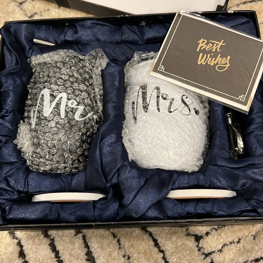 Couples wedding gift set